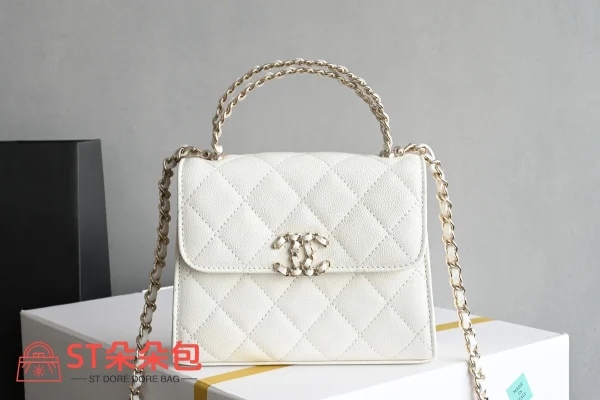 高仿香奈兒/Chanel Classic Flap 經典flap系列 迷你翻蓋鏈條手提單肩包：圖片 2