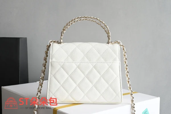 高仿香奈兒/Chanel Classic Flap 經典flap系列 迷你翻蓋鏈條手提單肩包：圖片 3