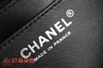 高仿香奈兒/Chanel Classic 經典Flap菱格紋鏈條翻蓋包 黑色：圖片 9