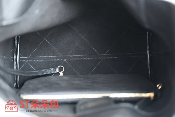高仿香奈兒/Chanel 經典系列菱格紋單肩托特包黑色：圖片 10