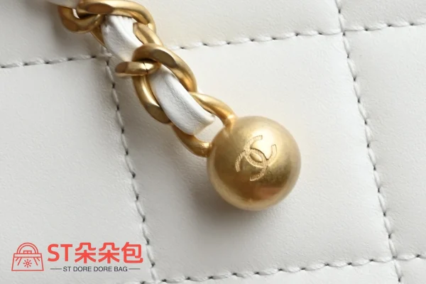 高仿香奈兒/Chanel 25s 口蓋包 白色：圖片 8
