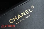 高仿香奈兒/Chanel 抽繩雙肩包系列 抽繩雙肩包 黑色：圖片 8