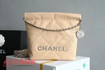 高仿香奈兒/Chanel 經典系列菱格紋鏈條斜挎包米色：圖片 2