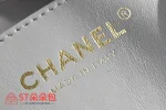 高仿香奈兒/Chanel 31系列淺灰色Hobo包：圖片 9