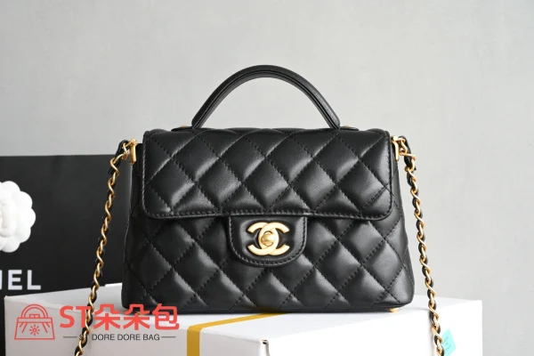高仿香奈兒/Chanel Classic Collection 黑色 Flap肩背包：圖片 2
