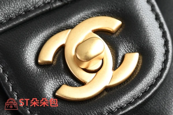高仿香奈兒/Chanel Classic Collection 黑色 Flap肩背包：圖片 7
