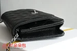 高仿香奈兒/Chanel WOC 黑色鏈條錢包斜挎包：圖片 5