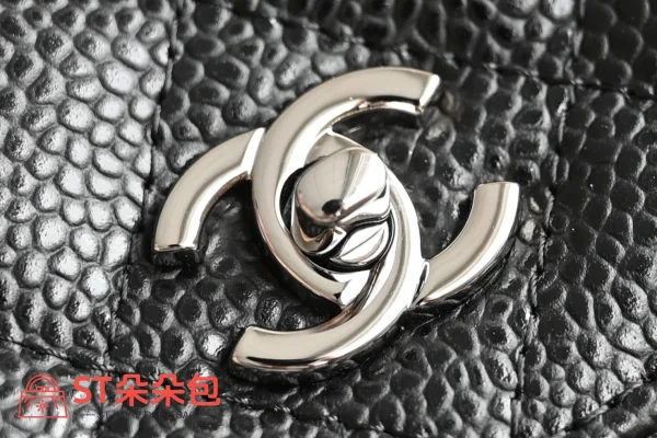 高仿香奈兒/Chanel WOC 黑色鏈條錢包斜挎包：圖片 6