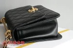 高仿香奈兒/Chanel 25s 口蓋包 黑色：圖片 5