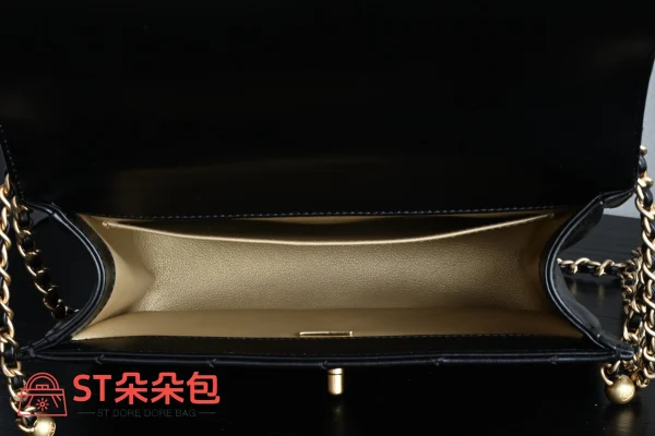 高仿香奈兒/Chanel 25s 口蓋包 黑色：圖片 10