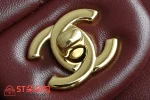 高仿香奈兒/Chanel Classic Flap 經典口蓋包（單肩/斜挎）酒紅色：圖片 7