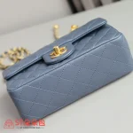 高仿香奈兒/Chanel CF金球 藍色鏈條包 大Mini號：圖片 6