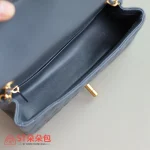 高仿香奈兒/Chanel CF金球 藍色鏈條包 大Mini號：圖片 8