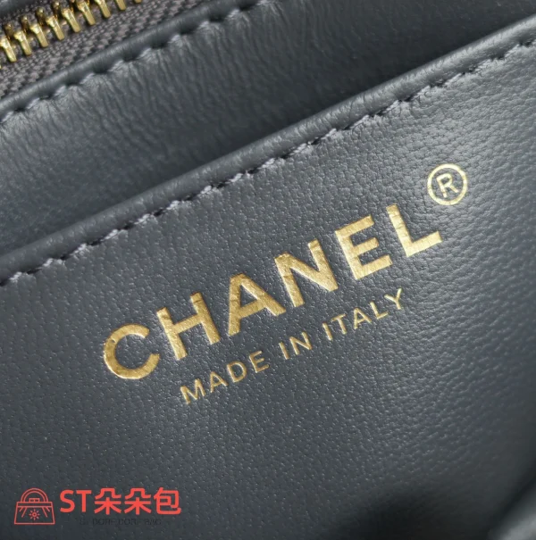 高仿香奈兒/Chanel CF金球 藍色鏈條包 大Mini號：圖片 9