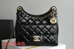 高仿香奈兒/Chanel 25S Hobo流浪包 黑色：圖片 2
