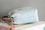 高仿香奈兒/Chanel Classic Collection 經典系列 菱格紋手提肩背包 米白色：圖片 5