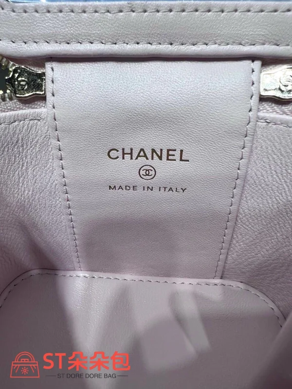 高仿香奈兒/Chanel Vanity系列Mini Vanity Case粉色小包：圖片 10