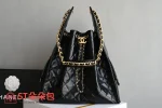 高仿香奈兒/Chanel Deauville 抽繩托特包 黑色：圖片 2