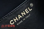 高仿香奈兒/Chanel Deauville 抽繩托特包 黑色：圖片 9