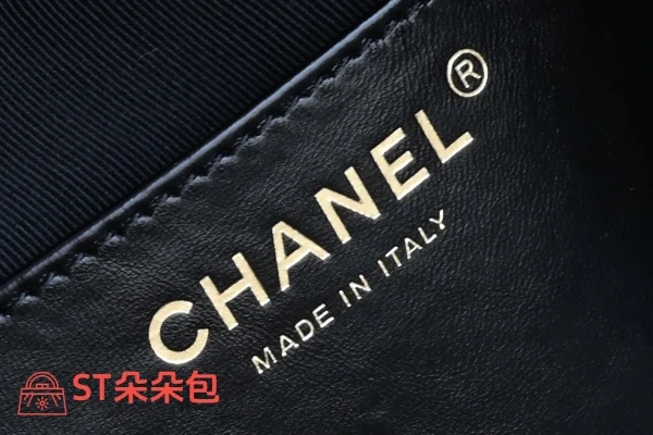 高仿香奈兒/Chanel Deauville 抽繩托特包 黑色：圖片 9