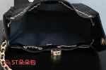 高仿香奈兒/Chanel Deauville 抽繩托特包 黑色：圖片 10