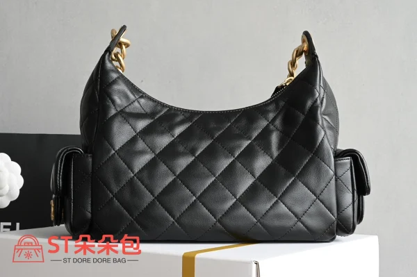 高仿香奈兒/Chanel 19系列 19 Hobo Bag 黑色：圖片 3