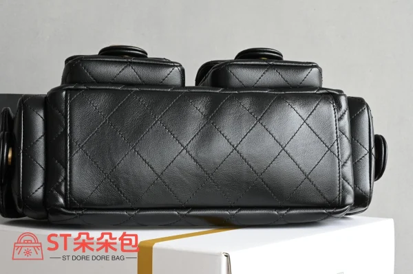 高仿香奈兒/Chanel 19系列 19 Hobo Bag 黑色：圖片 4