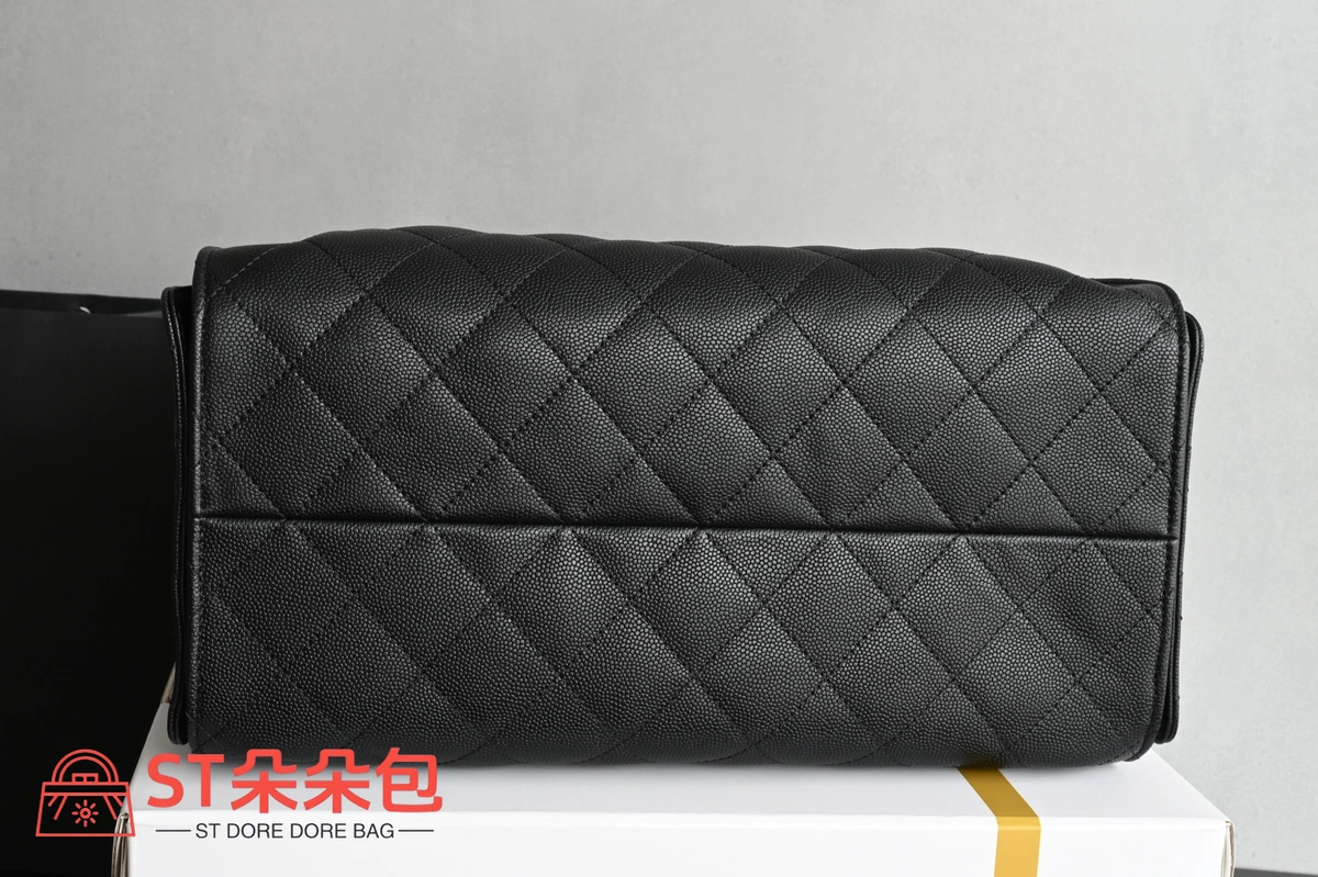 高仿香奈兒/Chanel 25C 黑色菱形格紋抽繩雙肩包 5 高仿香奈兒/Chanel 25C 黑色菱形格紋抽繩雙肩包