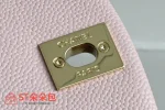高仿香奈兒/Chanel Classic Backpack 菱格紋雙肩包 粉色：圖片 8