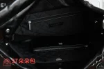 高仿香奈兒/Chanel 經典款菱格紋鏈條垃圾袋 黑色：圖片 8