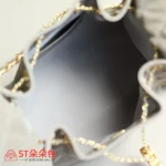 高仿香奈兒/Chanel 25C Hobo 肩背包｜限量反絨小牛皮霧灰：圖片 8
