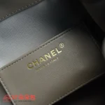 高仿香奈兒/Chanel 25C Hobo 肩背包｜限量反絨小牛皮霧灰：圖片 9