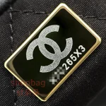 高仿香奈兒 22bag 中號 黑色 金扣 垃圾袋：圖片 12