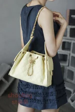高仿香奈兒 25BAG 嬉皮Hobo小號 小雞黃 單肩包：圖片 27