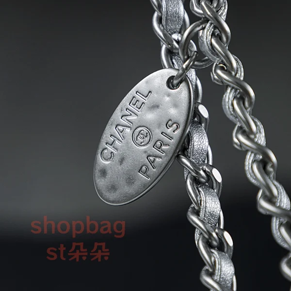 高仿香奈兒 25S金幣hobo 灰色 餃子包：圖片 16