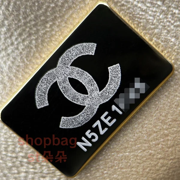 高仿香奈兒/Chanel 方胖子大mini 金球鏈條翻蓋包 黑色：圖片 15