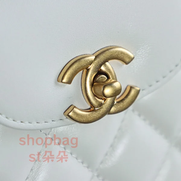 高仿香奈兒/Chanel Kelly25C 白色 手提肩背包：圖片 13