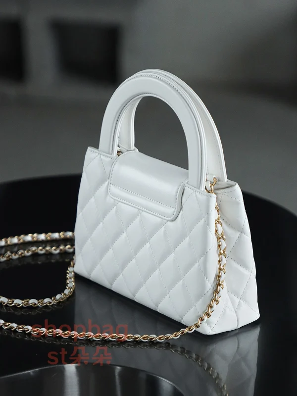 高仿香奈兒/Chanel Kelly25C 白色 手提肩背包：圖片 9