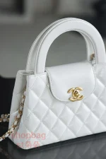 高仿香奈兒/Chanel Kelly25C 白色 手提肩背包：圖片 11