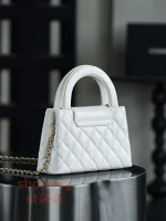 高仿香奈兒/Chanel Kelly25C 白色 手提肩背包：圖片 3