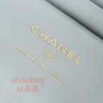 高仿香奈兒/Chanel Kelly手提肩背包 白色mini橫款：圖片 15