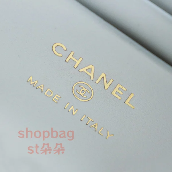 高仿香奈兒/Chanel Kelly手提肩背包 白色mini橫款：圖片 15