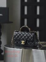高仿香奈兒 Chanel 25B 穿皮手柄CF MINI 小號 鏈條包：圖片 8