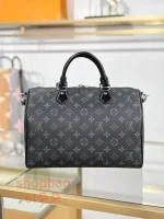 高仿 高仿包 高仿包包LV SPEEDY SOFT 30 男女通用款 斜挎 旅行包 M15102 實拍照片背面