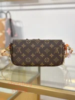 高仿 a貨包包 頂級高仿 路易威登與 Grace Coddingon 同行系列 WALLET ON CHAIN IVY 單肩包 M15148 實拍照片背面