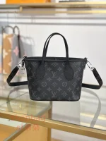 高仿 LV NEVERFULL INSIDE OUT BB 老花雙面 斜挎 手提包 M15210：圖片 9