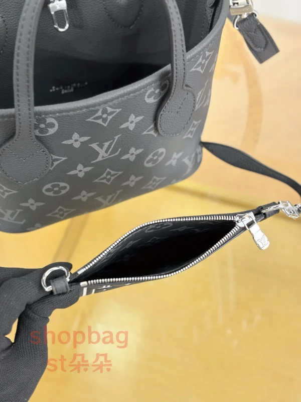 高仿 LV NEVERFULL INSIDE OUT BB 老花雙面 斜挎 手提包 M15210：圖片 7