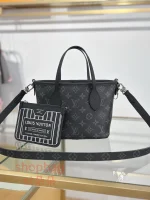 高仿 LV NEVERFULL INSIDE OUT BB 老花雙面 斜挎 手提包 M15210：圖片 2