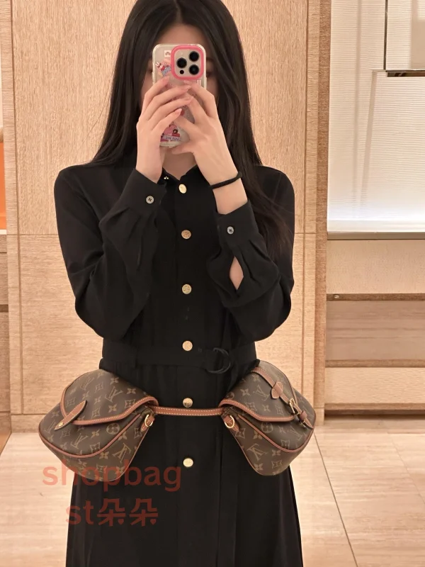 高仿 LV 2025新款 DUO BB 雙子星 老花 包包 M26592：圖片 20