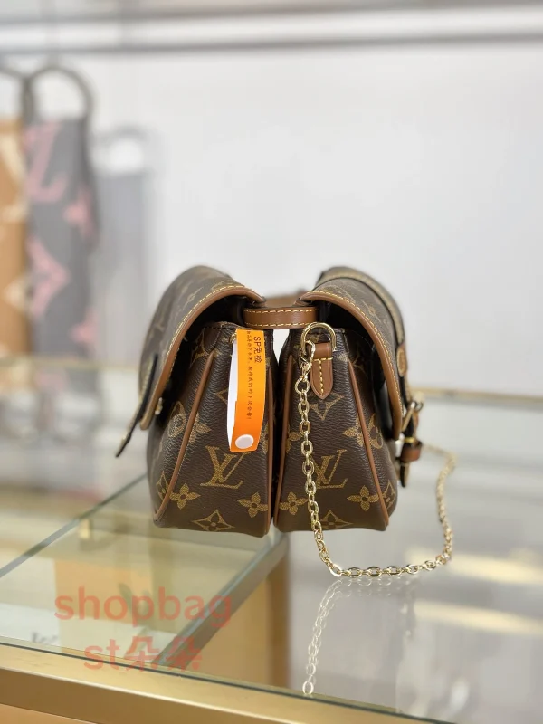 高仿 LV 2025新款 DUO BB 雙子星 老花 包包 M26592：圖片 8